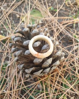 ANILLO FACETADO UNAKITA NARANJA