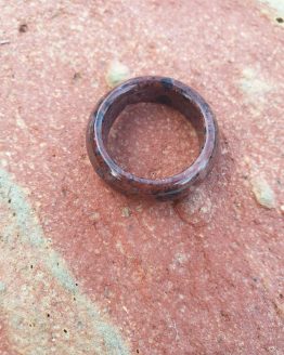 ANILLO LISO JASPE SARDO