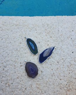 COLGANTE AGATA BORDE ELECTROLITÍCO