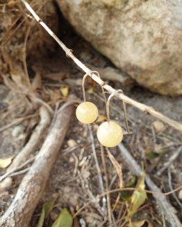 PENDIENTES LUNA CALCITA AMARILLA