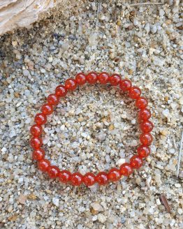 pulsera carneola 6mm pulsera carneola 6mm