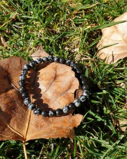 pulsera obsidiana nevada 6mm
