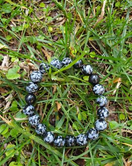 pulsera obsidiana nevada 8mm
