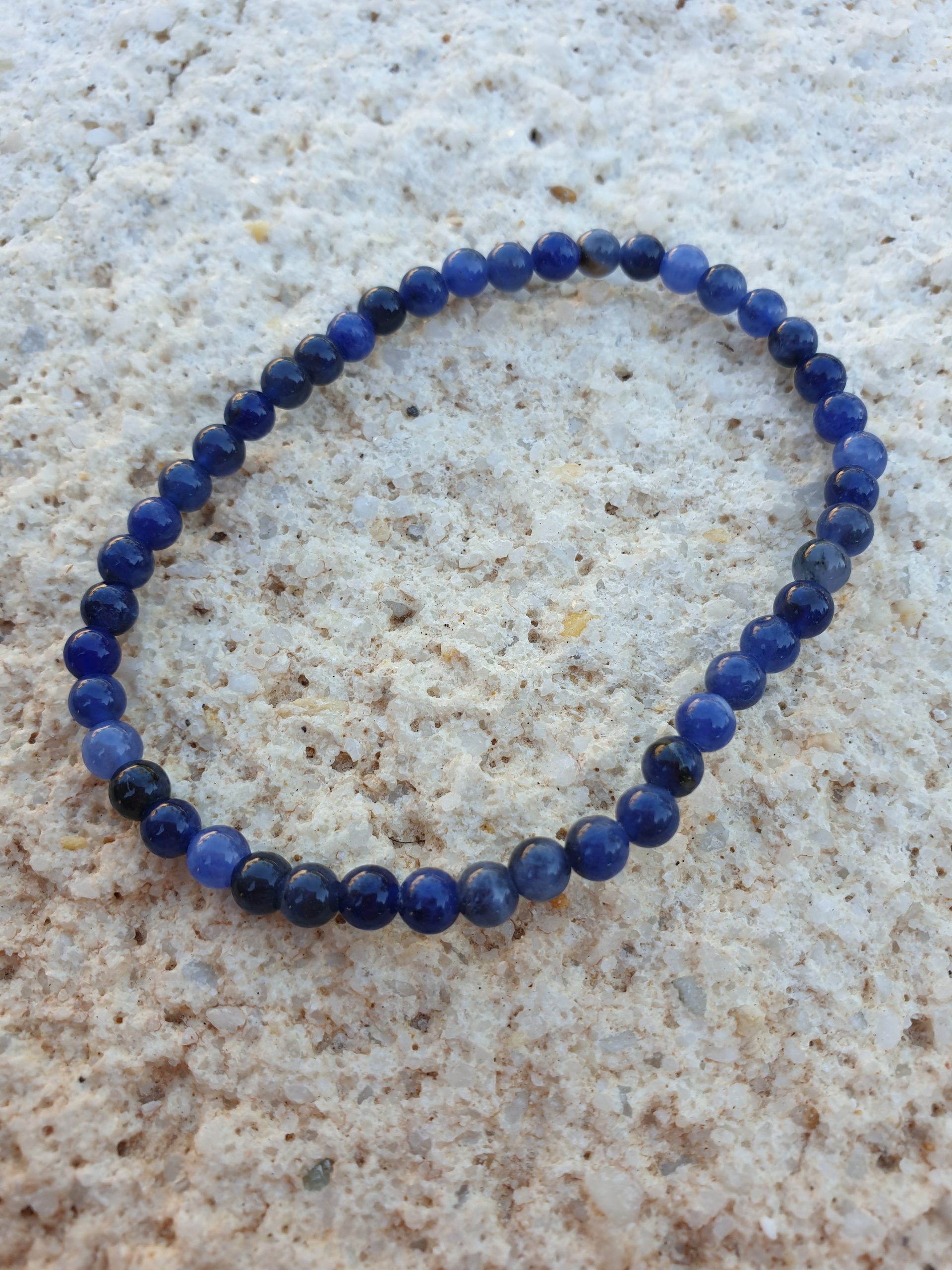 pulsera sodalita 4mm
