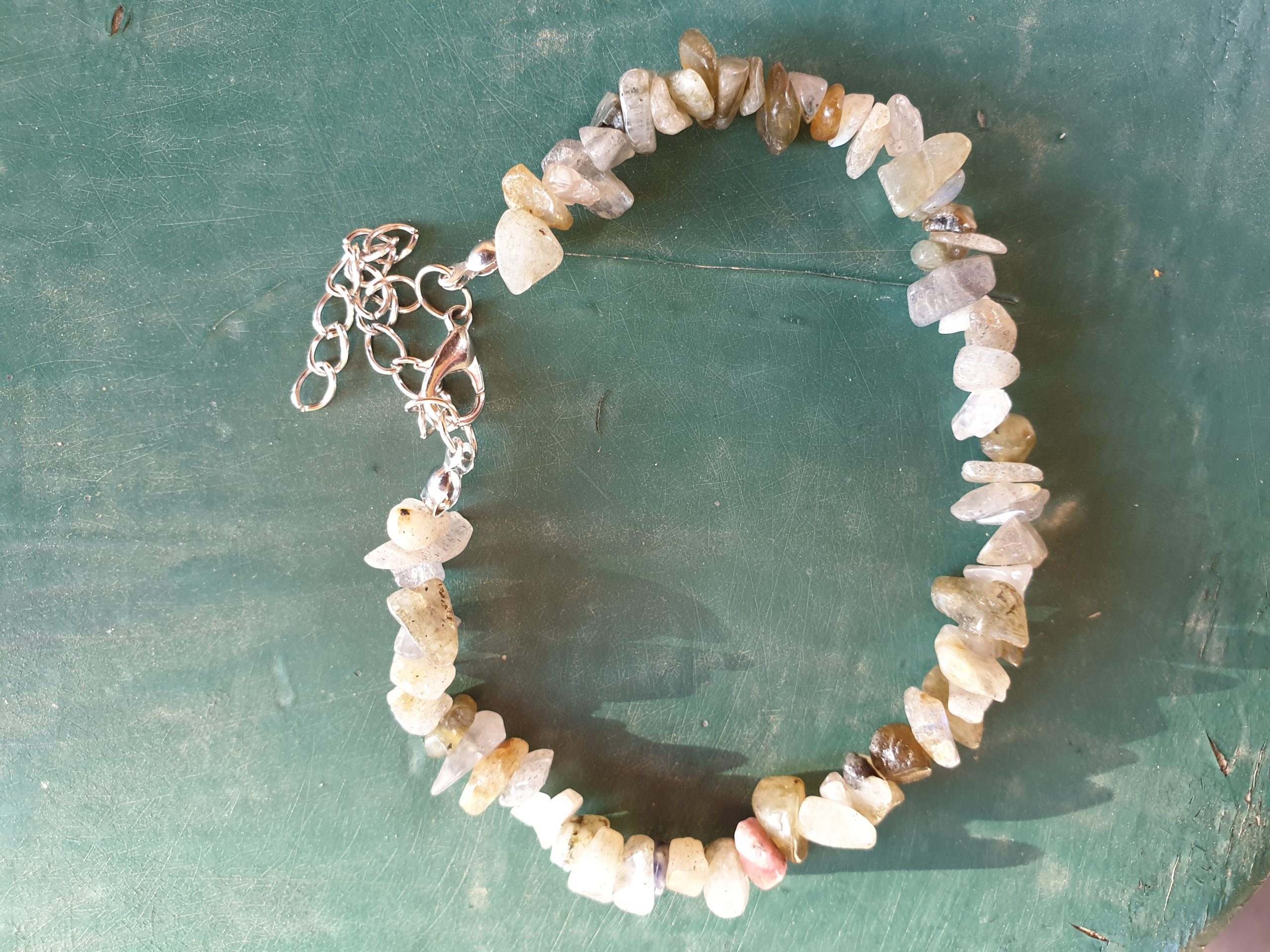 Pulsera Chip con Cadena Labradorita