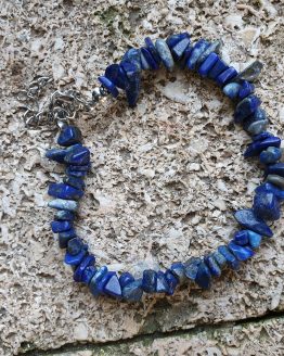 Pulsera Chip con Cadena Lapislazuli