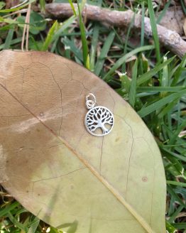 colgante plata arbol de la vida