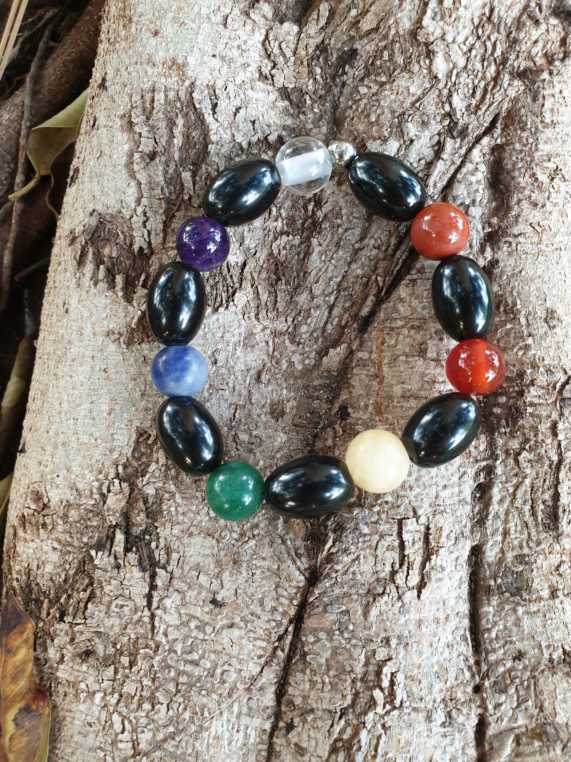 pulsera azabache 7 chakras