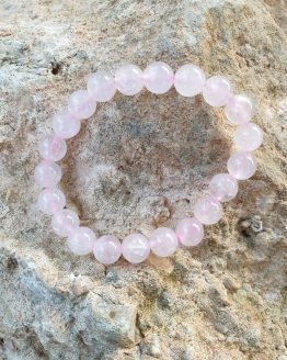 pulsera cuarzo rosa