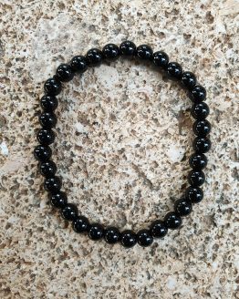 pulsera obsidiana 6mm