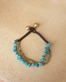 Pulsera Chip Thai Turquenita