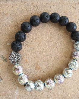 pulsera lavavolcanica arbol de la vida